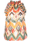 BAMBAH ARGENTINA GEOMETRIC SLEEVELESS TOP