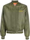 Kenzo Bomber Jacket Dark Khaki Mens In Grün