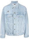 AAPE BY A BATHING APE BUTTON-UP DENIM JACKET