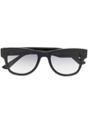 KARL LAGERFELD LOGO-PLAQUE SQUARE-FRAME SUNGLASSES