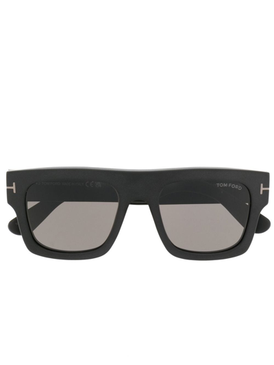 Tom Ford Fausto Square-frame Sunglasses In Schwarz
