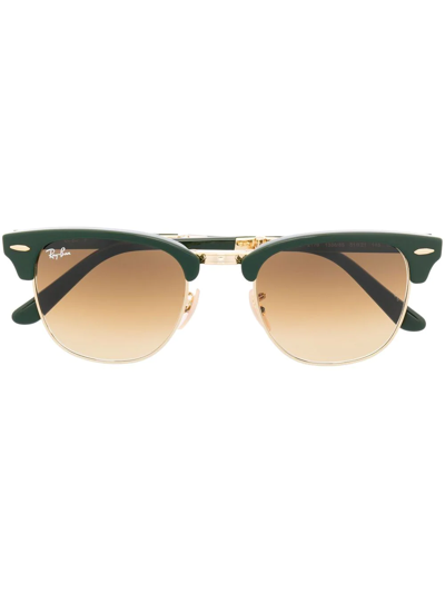 Ray Ban Square-frame Sunglasses In Grün