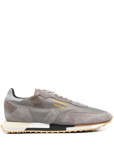 Ghoud Rush Lace-up Sneakers In Grey/brown