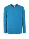 Comme Des Garçons Shirt Crew-neck Cotton Sweatshirt In Blue