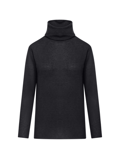 Malo Turtleneck Sweater In Black