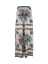 Antonio Marras Multi-print High-waist Trousers In Multicolor