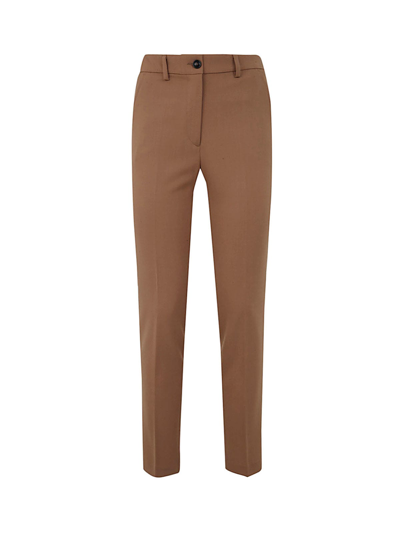 Seventy Wool Gabardine Trouser In Kaki