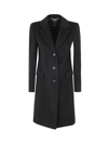 Seventy Single Breasted Coat In Black