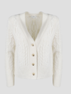 VINCE BRADED CABLE CARDIGAN