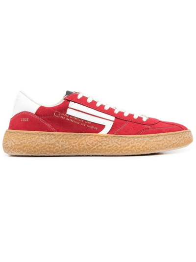 Puraai Red Uvetta Low-top Sneakers In Rosso