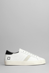 DATE HILL LOW trainers IN WHITE LEATHER