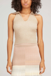 Simkhai Natasha Collared Racerback Tank In Multi