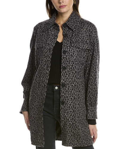 Diane Von Furstenberg Manon Wool-blend Coat In Grey