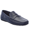 TOD'S TODS CITY GOMMINO LEATHER LOAFER
