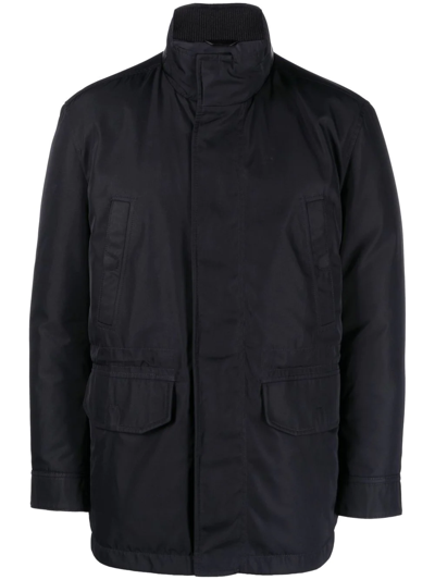 Brioni Four-pocket Field Jacket In Black