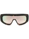 PALM ANGELS CARMEL OVERSIZE-FRAME SUNGLASSES