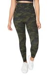 Belly Bandit Women's Mother Tucker Postpartum Compression Leggings In Olive Camo