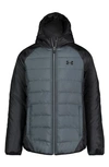 Under Armour Kids' Tuckerman Puffer Jacket In Pitch Gray