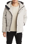 Canada Goose Wydham Water Repellent 625 Fill Power Down Parka In Limestone