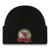 New Era Black Arizona Cardinals 2022 Salute To Service Knit Hat In Black