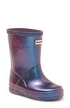 Hunter First Classic Nebula Waterproof Rain Boot In Stornoway Blue