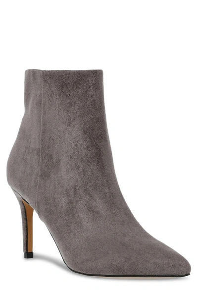 Steve Madden Lizziey Pointed Toe Bootie In Grey