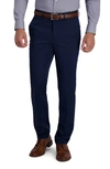 Kenneth Cole Reaction Stretch Slim Fit Dress Pants In Blue