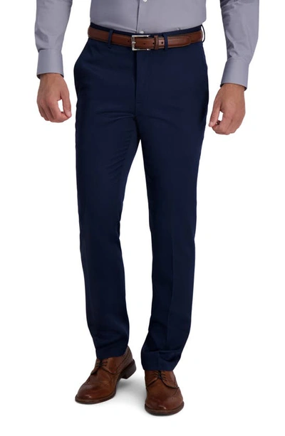 Kenneth Cole Reaction Stretch Slim Fit Dress Pants In Blue