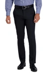 Kenneth Cole Reaction Stretch Slim Fit Dress Pants In Charcoal