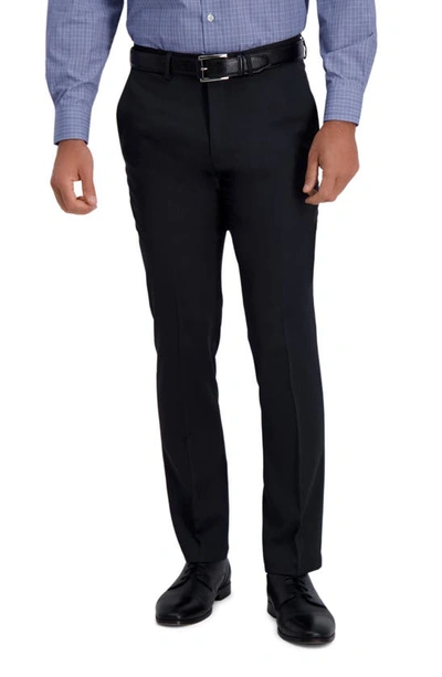 Kenneth Cole Reaction Stretch Slim Fit Dress Pants In Charcoal