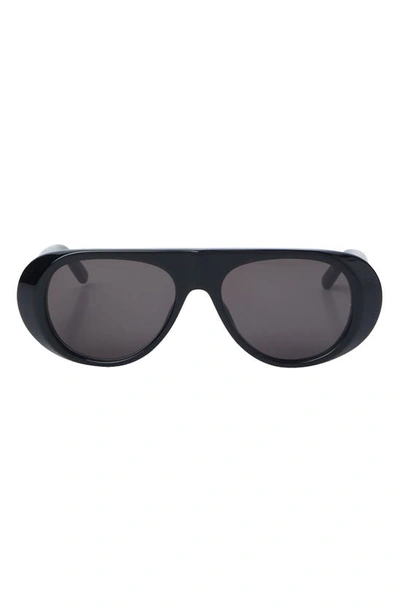 Palm Angels Sierra Round-frame Sunglasses In 1007 Black