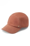 Helen Kaminski Stacey Leather Cap In Blossom Suede