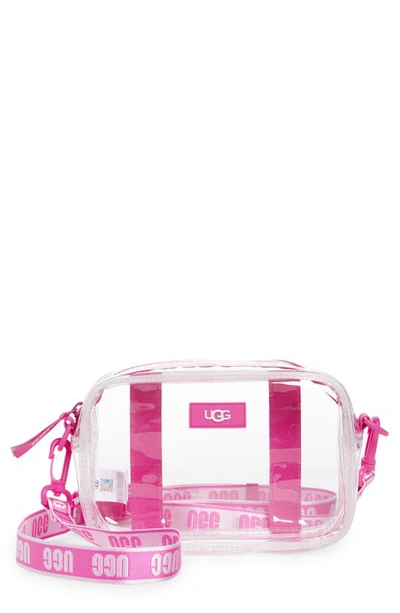 Ugg Janey Ii Transparent Crossbody Bag In Rock Rose