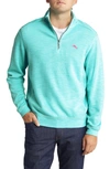 Tommy Bahama Tobago Bay Half Zip Pullover In Lawn Chair