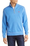 Tommy Bahama Tobago Bay Half Zip Pullover In Palace Blue