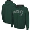 Colosseum Men's  Green Hawaii Warriors Arch And Logo 3.0 Full-zip Hoodie In Green