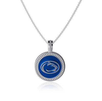 Dayna Designs Penn State Nittany Lions Enamel Silver Coin Necklace