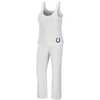 Wear By Erin Andrews Women's  Cream Indianapolis Colts Cozy Scoop Neck Tank Top Pants Sleep Set In Cream