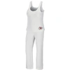 Wear By Erin Andrews Women's  Cream Kansas City Chiefs Cozy Scoop Neck Tank Top Pants Sleep Set In Cream