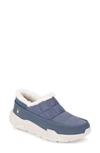 Spyder Leah Faux Fur Lined Waterproof Slip-on Sneaker In Vintage Indigo