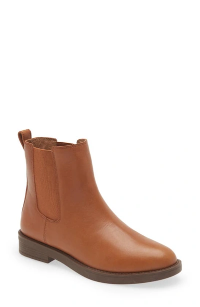 Madewell Chelsea Boot In English Saddle
