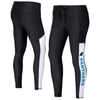 Wear By Erin Andrews Black Carolina Panthers Leggings In Black