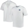 COLUMBIA COLUMBIA WHITE CHARLOTTE FC TERMINAL TACKLE OMNI-SHADE T-SHIRT