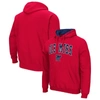 Colosseum Men's Nc State Wolfpack Arch & Logo 3.0 Full-zip Hoodie In Red