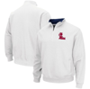 Colosseum White Ole Miss Rebels Tortugas Team Logo Quarter-zip Jacket In White