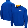 COLOSSEUM COLOSSEUM BLUE HOFSTRA UNIVERSITY PRIDE TORTUGAS QUARTER-ZIP SWEATSHIRT