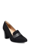 Söfft Parkdale Loafer Pump In Black Suede