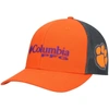 Columbia Clemson Tigers Pfg Trucker Cap In Orange