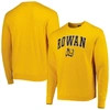 Colosseum Gold Rowan Profs Arch Over Logo Pullover Sweatshirt In Gold