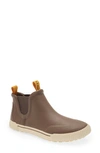 L.l.bean Wellie Sport Waterproof Chelsea Boot In Dark Cocoa